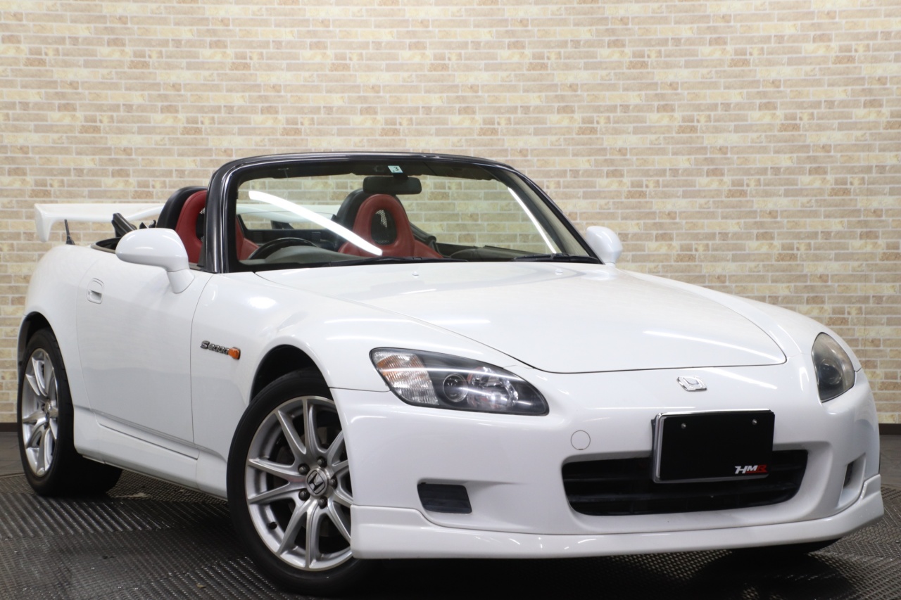 H12 S2000 2.0 11.6万km 新品ガラススクリーン幌 純正後期17インチ Moduloフロントスポイラー タイプS用リア ...