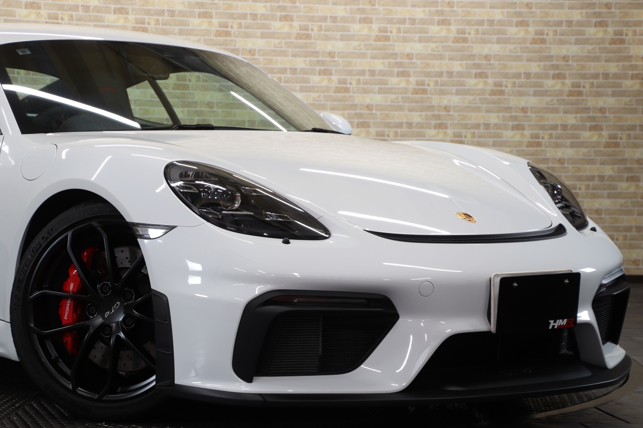 R3 718ケイマン 4.0 GT4 1.8万km 1オーナー レザー/Race-Texインテリア