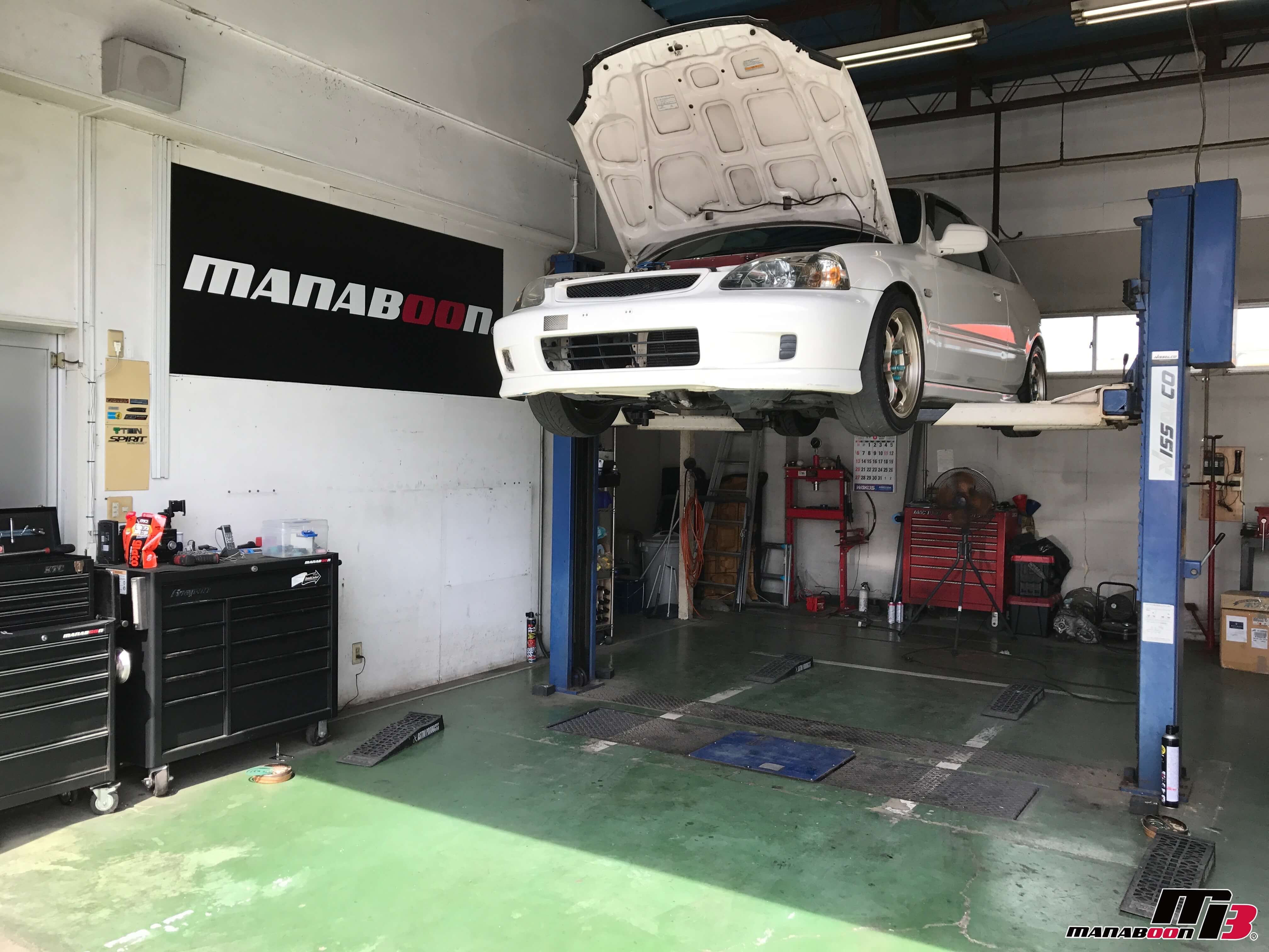 1.8L仕様のシビックタイプR(EK9)の納車前点検！エンジンオイルパン