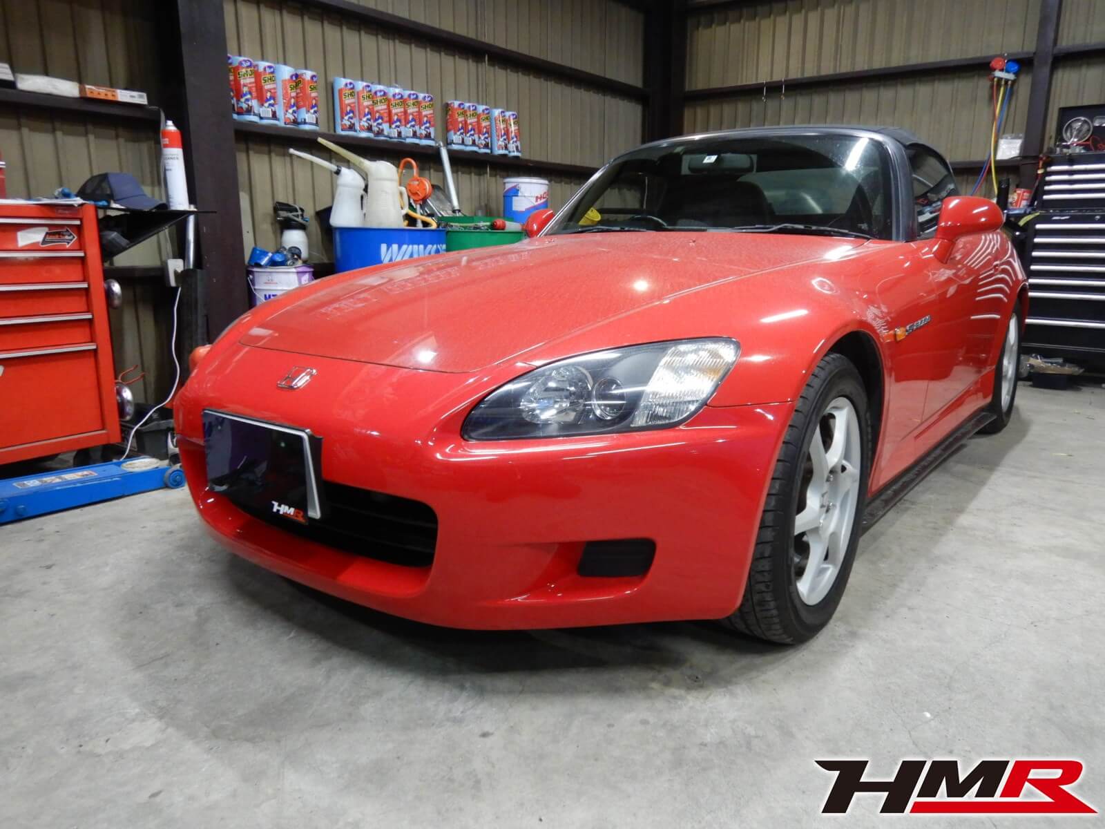 s2000 ガラス幌（徳島にて直接お引き取り） S2000(AP1)ビニール幌からガラス幌（熱線なし）に交換しました。