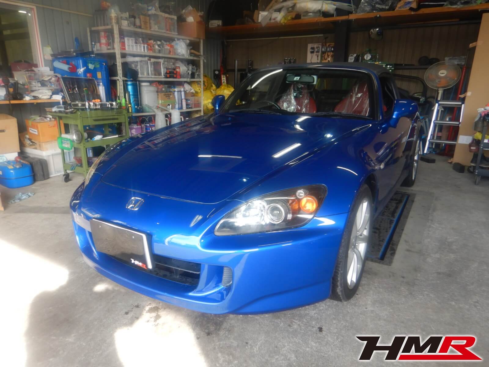 S2000 フロントバンパー バミューダブルーパール S2000(AP2) ワンオーナーで綺麗なバミューダブルーパールの納車
