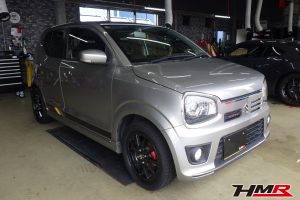 5MT 純正RECARO装備のアルトワークス(HA36S)の納車前点検整備を行いました