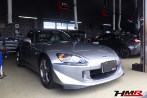 1オーナー ノーマルコンディション装着のS2000(AP2)タイプSの納車前点検整備を行いました