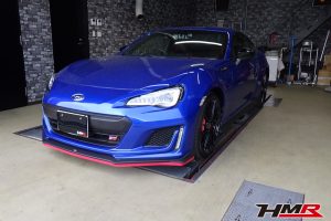 6MT STIフルエアロ マフラー装備のスバル BRZ2.0STiスポーツ(ZC6)の納車前点検整備を行いました