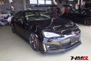 6MT 柿本改マフラー TEIN車高調装備のスバル BRZ2.0GT(ZC6)の納車前点検整備を行いました