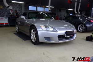 同色オールペイント済み、ノーマルコンディションのS2000(AP1)の納車前点検整備を行いました