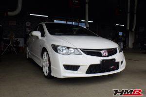 1オーナー 後期型 SPOON ECU装着のシビックタイプR(FD2)の納車前点検整備を行いました