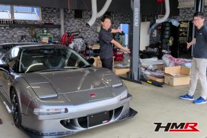 デモカーNSXの内装カスタム!白内装から憧れのタイプR「黒×赤」仕様へ!?│HMRデモカー企画 ホンダNSX(NA1)