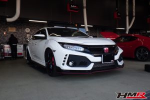 1オーナー 無限リアバンパー装着のシビックタイプR（FK8)の納車前点検整備を行いました