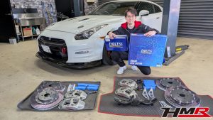 【HMR R35GT-Rデモカー企画】エンドレスMONO6TAブレーキキャリパーキットの取付