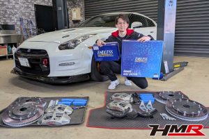 【HMR R35GT-Rデモカー企画】エンドレスMONO6TAブレーキキャリパーキットの取付