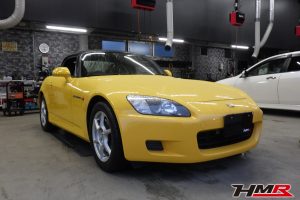 1オーナー オプションBBS16インチ装着のS2000(AP1)の納車前点検整備を行いました
