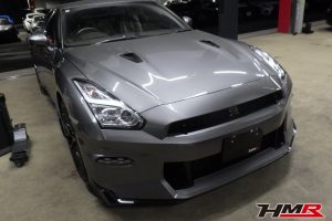 1オーナー ニスモスポリセ BOSEのGTR3.8 プレミアムエディション 4WD(R35)の納車前点検整備を行いました