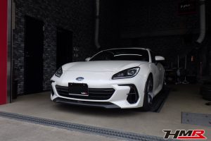 ADVAN 18インチ フジツボマフラー装着のスバル BRZ2.4S(ZD8)の納車前点検整備を行いました